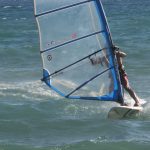 Tabla rrd 133 l, vela Neil Pryde 6.7
18 nudos de viento
Falta poco para dejar pivotar la vela