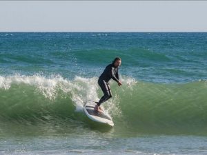Jugando con las olas